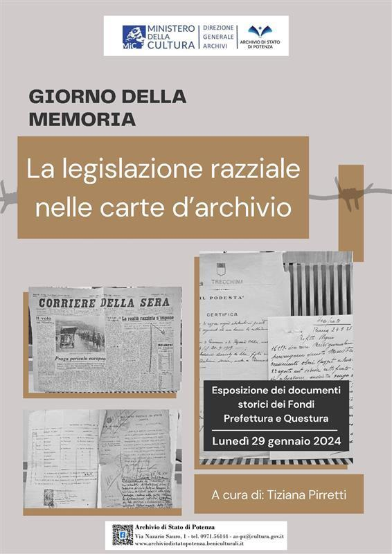 XXIV GIORNO DELLA MEMORIA