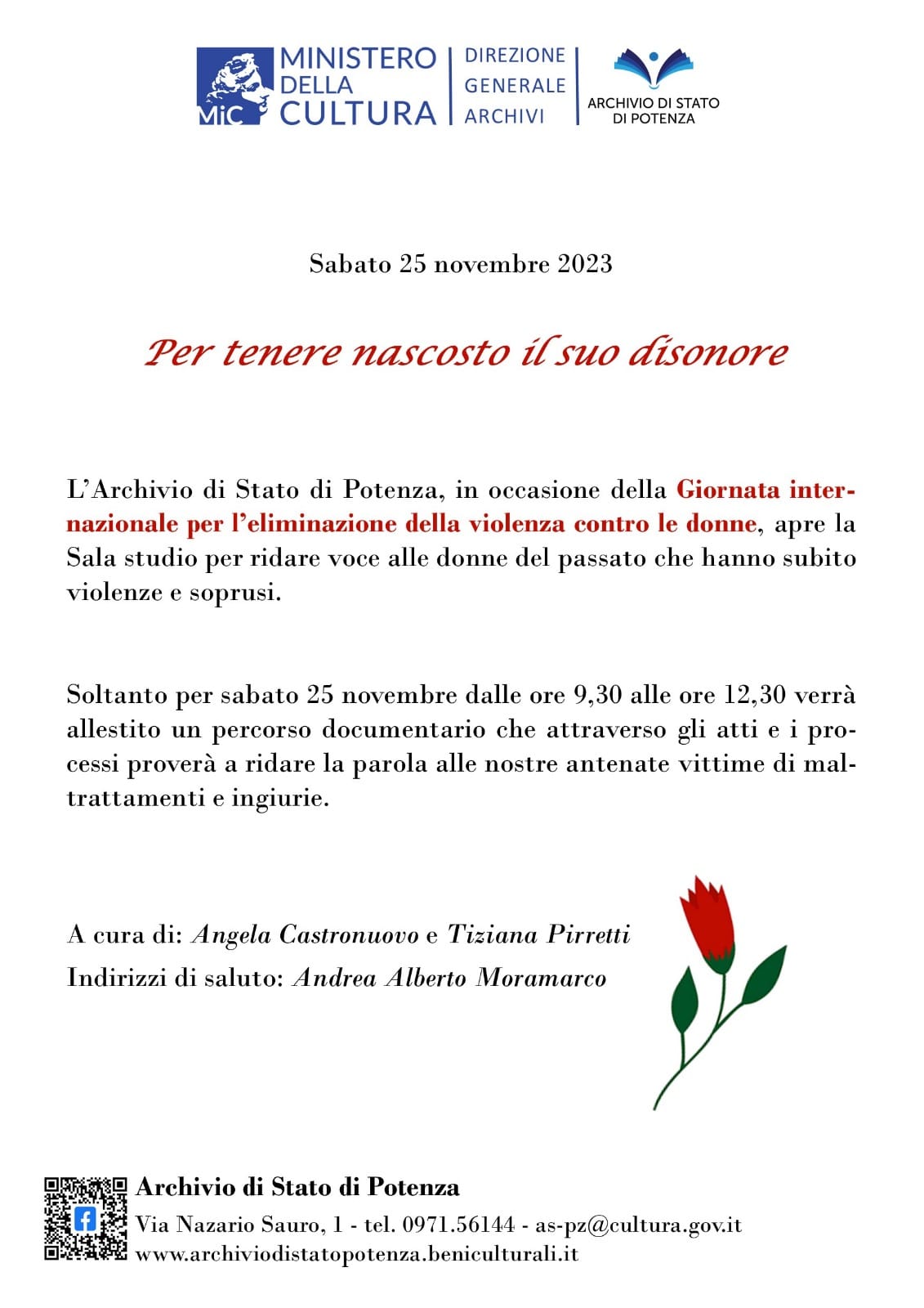 Per tenere nascosto il suo disonore – Giornata internazionale per l’eliminazione della violenza contro le donne